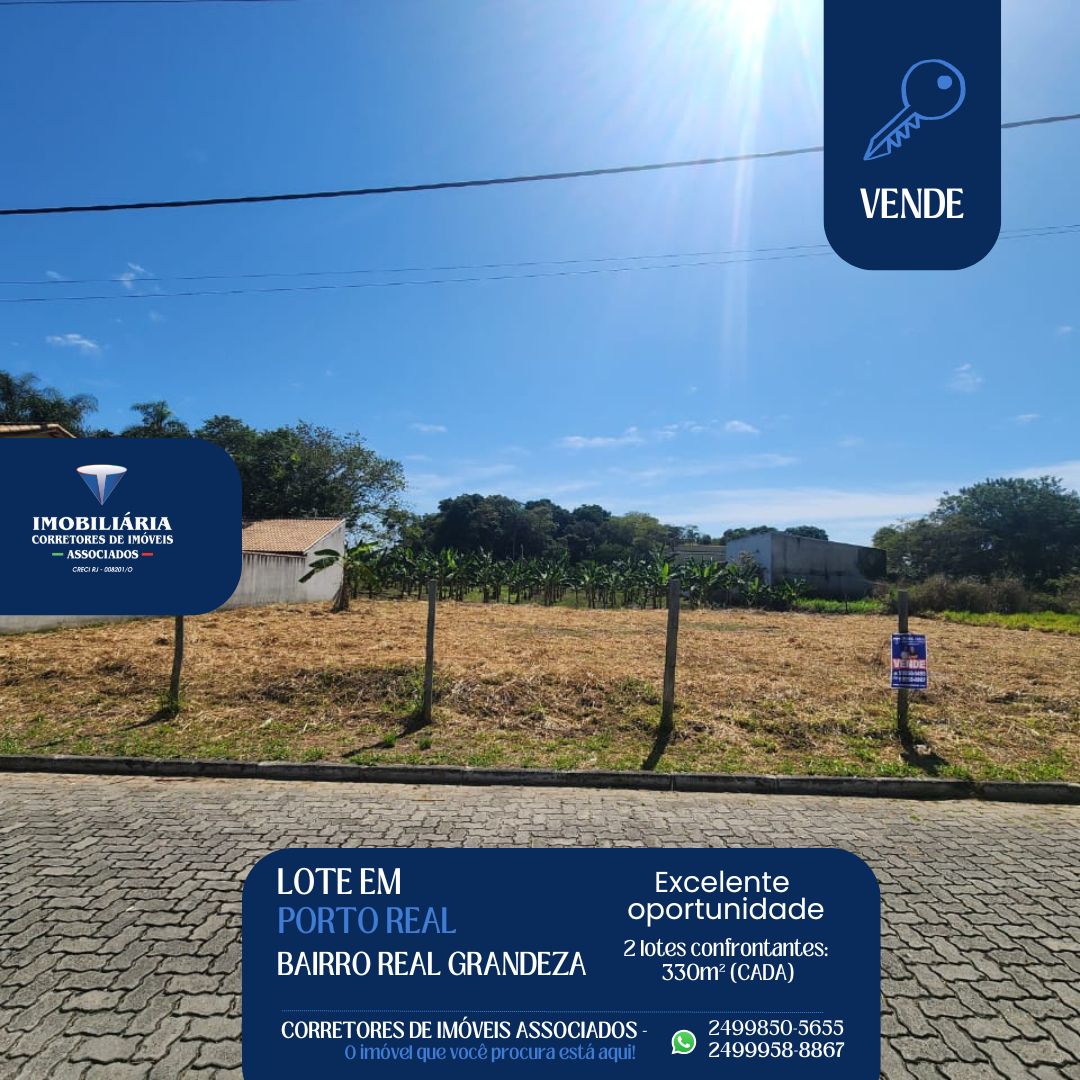 🎯 Vende - se Terrenos, Real Grandeza IV, Porto Real/RJ