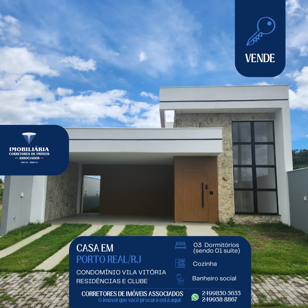 Casa Nova para Venda - Condomínio Vila Vitória Residencias & Clube