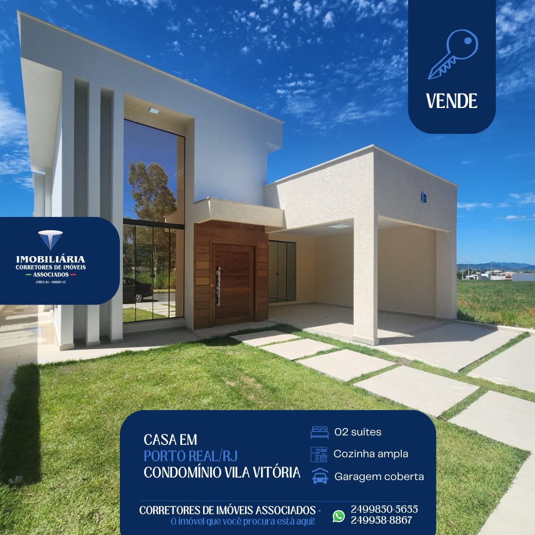 Vende-se Casa, Condomínio Vila Vitória Porto Real/RJ