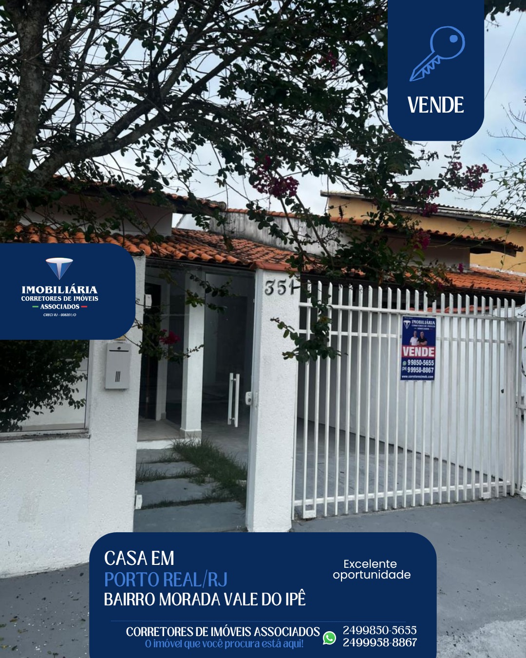Casa para Venda, Morada Vale do Ipê,  Porto Real/RJ
